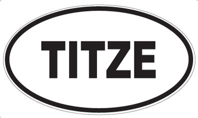 TITZE - Oval Magnet