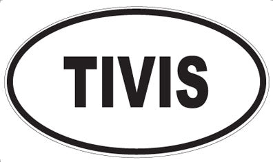 TIVIS - Oval Magnet
