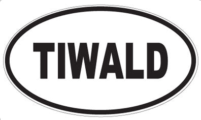 TIWALD - Oval Magnet