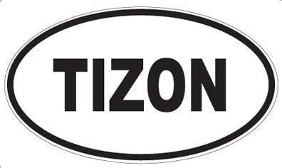 TIZON - Oval Sticker