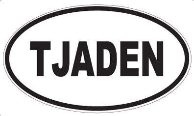 TJADEN - Oval Magnet