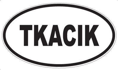 TKACIK - Oval Magnet