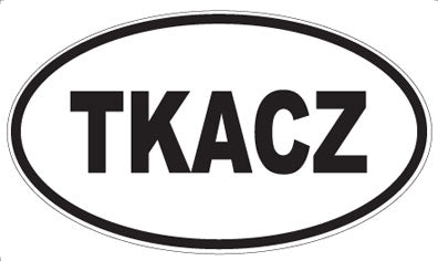 TKACZ - Oval Sticker