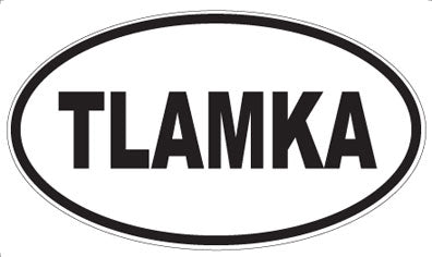 TLAMKA - Oval Sticker