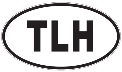 TLH - 3 Letter Initials Oval Magnet