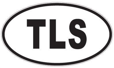 TLS - 3 Letter Initials Oval Magnet