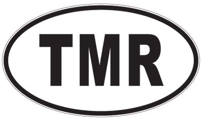 TMR - 3 Letter Initials Oval Magnet