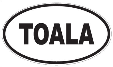 TOALA - Oval Magnet