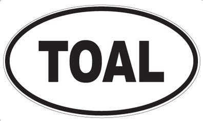TOAL - Oval Magnet