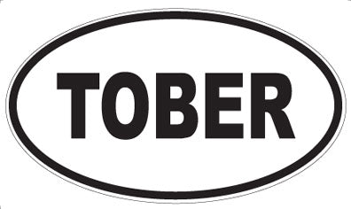 TOBER - Oval Magnet