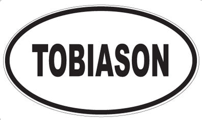 TOBIASON - Oval Magnet