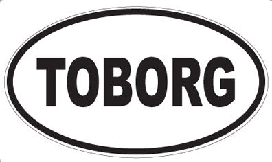 TOBORG - Oval Magnet