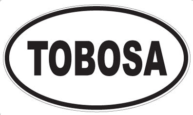 TOBOSA - Oval Sticker