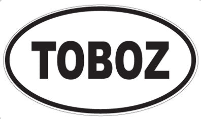 TOBOZ - Oval Sticker