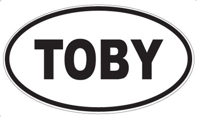 TOBY - Oval Magnet