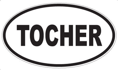 TOCHER - Oval Magnet