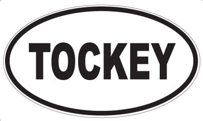 TOCKEY - Oval Magnet