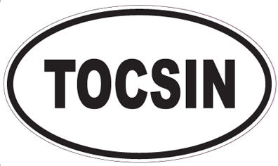TOCSIN - Oval Sticker