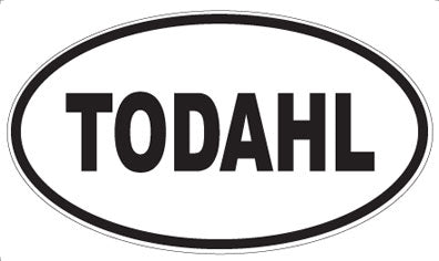 TODAHL - Oval Magnet