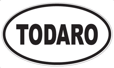 TODARO - Oval Magnet
