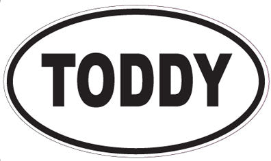 TODDY - Oval Magnet