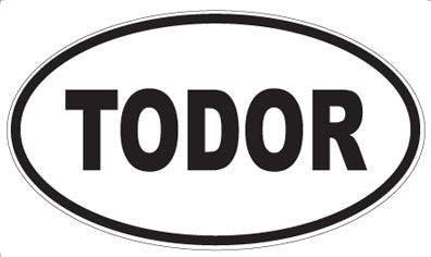 TODOR - Oval Magnet