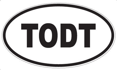 TODT - Oval Magnet