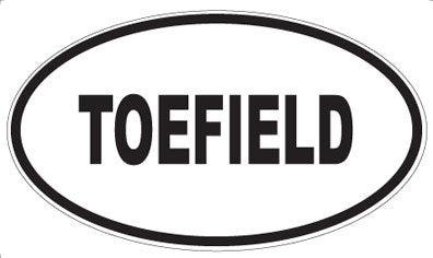 TOEFIELD - Oval Magnet