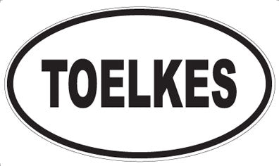 TOELKES - Oval Magnet