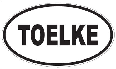 TOELKE - Oval Magnet