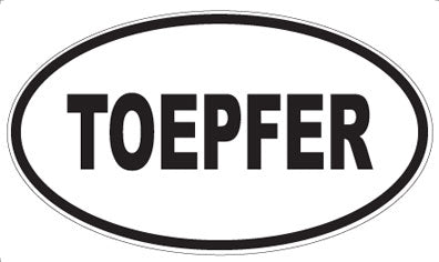 TOEPFER - Oval Magnet
