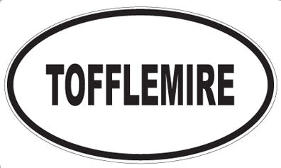 TOFFLEMIRE - Oval Sticker