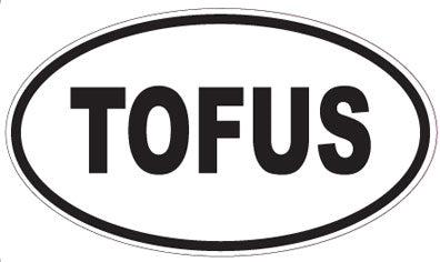 TOFUS - Oval Magnet