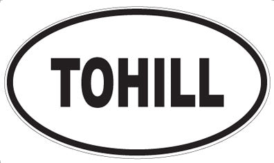TOHILL - Oval Sticker