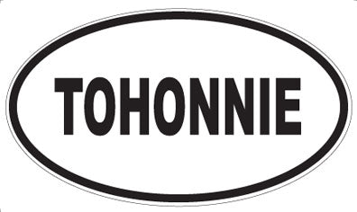 TOHONNIE - Oval Sticker