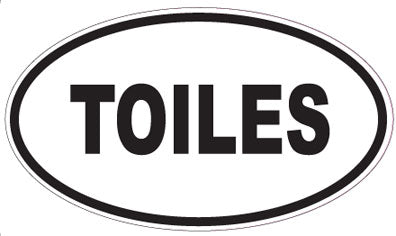TOILES - Oval Sticker