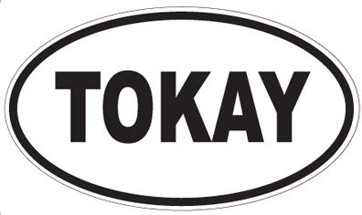 TOKAY - Oval Sticker