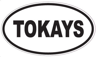 TOKAYS - Oval Sticker