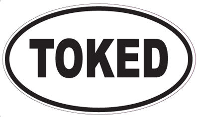 TOKED - Oval Sticker