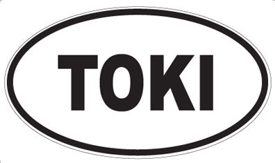 TOKI - Oval Sticker