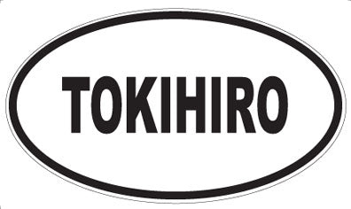 TOKIHIRO - Oval Sticker