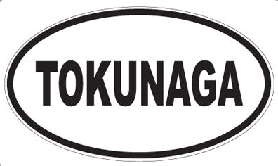 TOKUNAGA - Oval Sticker