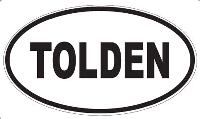 TOLDEN - Oval Sticker