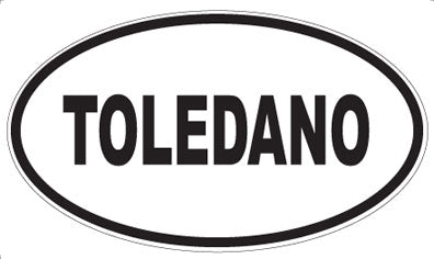 TOLEDANO - Oval Magnet