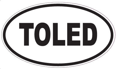 TOLED - Oval Magnet