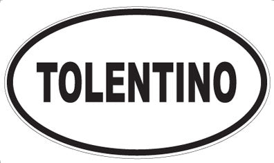 TOLENTINO - Oval Magnet