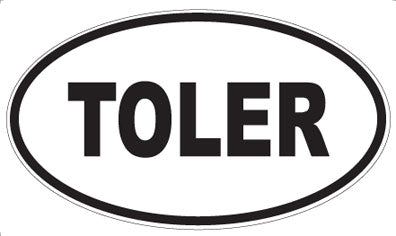 TOLER - Oval Magnet