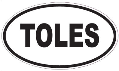 TOLES - Oval Magnet