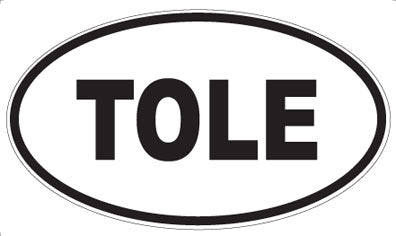 TOLE - Oval Magnet