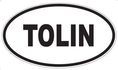 TOLIN - Oval Sticker